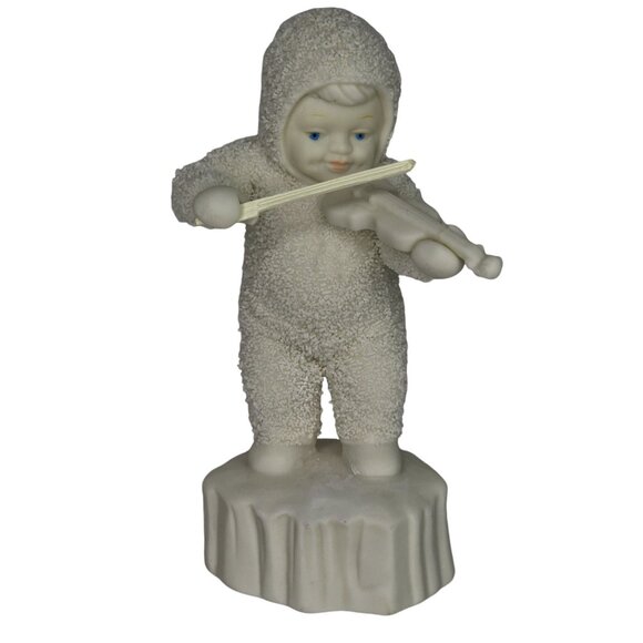 Vintage department 56 Porcelain Angel Playing Violin Figurine Collectible - Picture 8 of 9